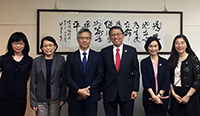 Professor Rocky Tuan (third from right), Vice-Chancellor visits Academia Sinica